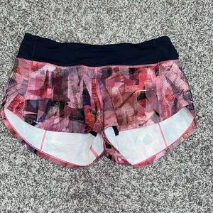 lululemon multicolored shorts